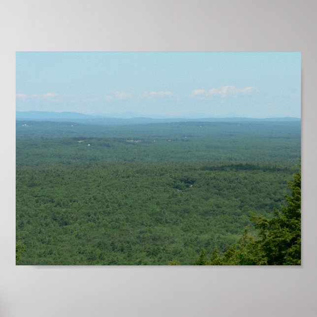 The View from Mount Agamenticus, Maine Poster (Front)