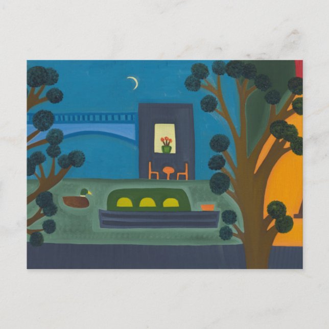 The View from my Former Studio 2011 Postcard (Front)