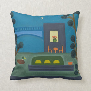 The View from my Former Studio 2011 Throw Pillow