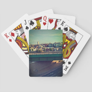 The view , from the bridge playing cards