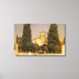 The Villa Malta, Rome by Lord Frederic Leighton Canvas Print