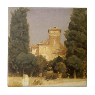 The Villa Malta, Rome by Lord Frederic Leighton Tile