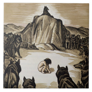 The Village Club, from 'The Jungle Book', by Rudya Tile