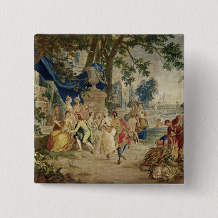 The village Fete after D.Teniers 2 Inch Square Button