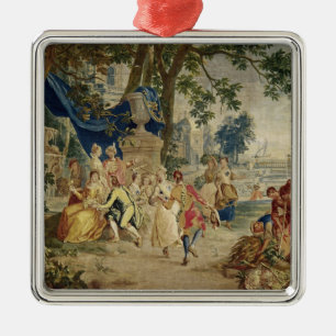 The village Fete after D.Teniers Metal Ornament