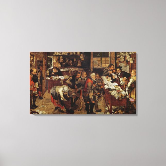 The Village Lawyer, 1621 Canvas Print (Front)