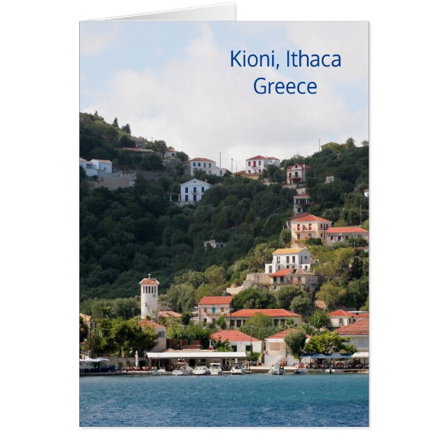 The village of Kioni on Ithaca, Greece (Front)