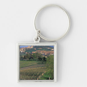 The village of San Gimignano sits in the rolling Keychain
