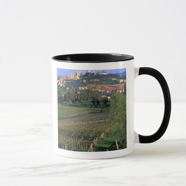 The village of San Gimignano sits in the rolling Mug (Right)