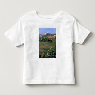 The village of San Gimignano sits in the rolling Toddler T-shirt