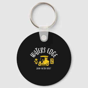 The Village Of Waters Edge Tv Fl Golf Cart Design  Keychain