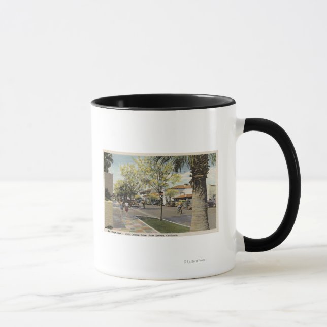 The Village Street, Palm Canyon Drive Mug (Right)