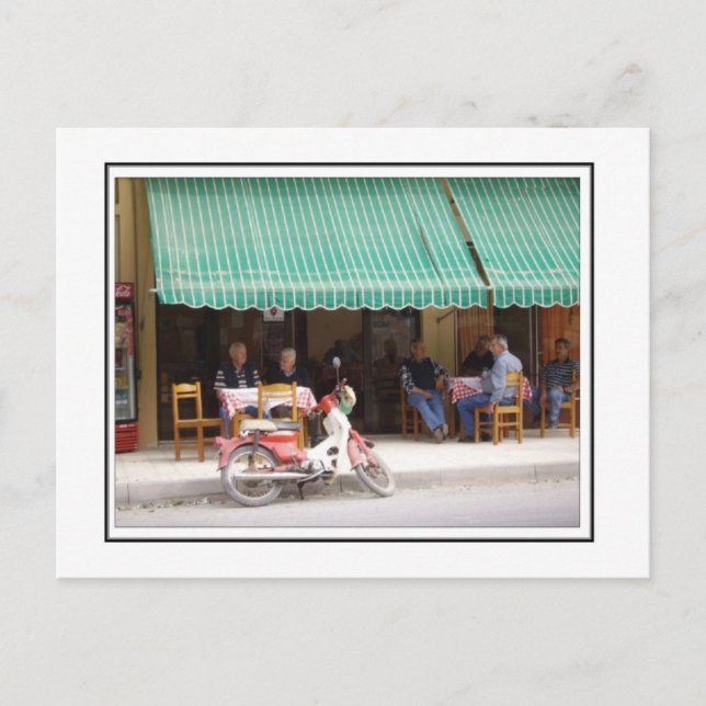 The village taverna postcard (Front)