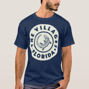 The Villages Florida Circle Tan T-Shirt