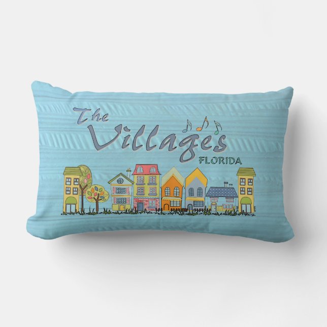 The villages florida community decorative pillow (Front)