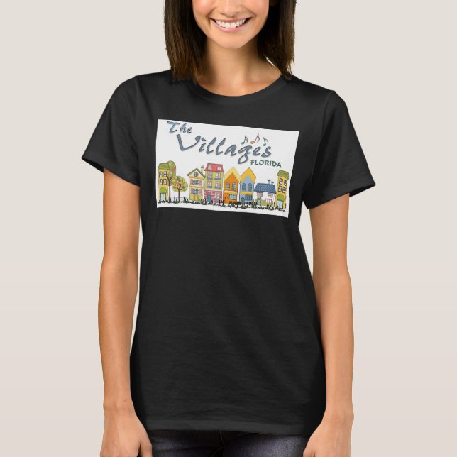 The villages florida community ladies burnout tee (Front)