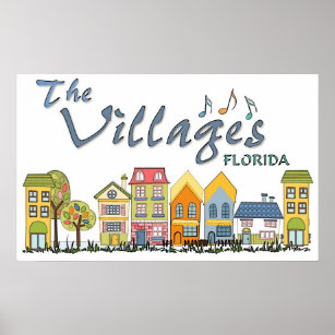 The villages florida community poster