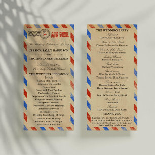 The Vintage Airmail Wedding Collection - Program