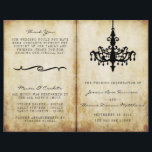 The Vintage Chandelier Wedding Collection<br><div class="desc">The Vintage Chandelier Wedding Collection - Programs.</div>
