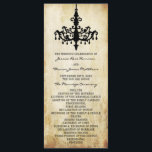 The Vintage Chandelier Wedding Collection Program<br><div class="desc">The Vintage Chandelier Wedding Collection - Programs.</div>