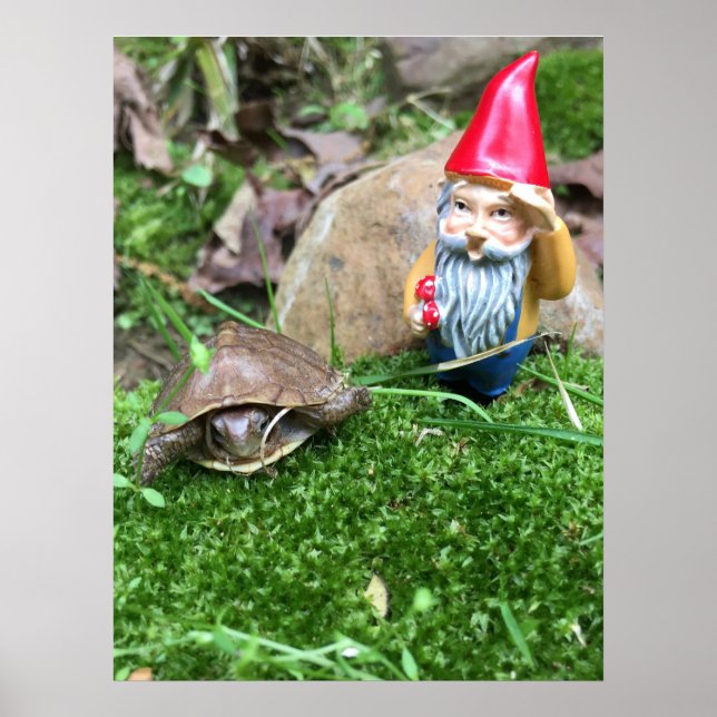 The Vintage Garden Gnome Poster (Front)