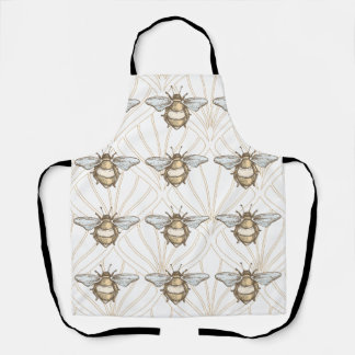 The Vintage Honey Bees AOP Kitchen Apron