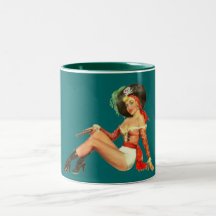 The Vintage Mermaid Pirate Coffee Cup