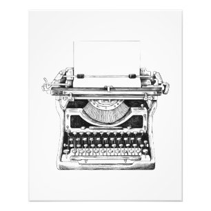 The Vintage Typwriter Photo Print