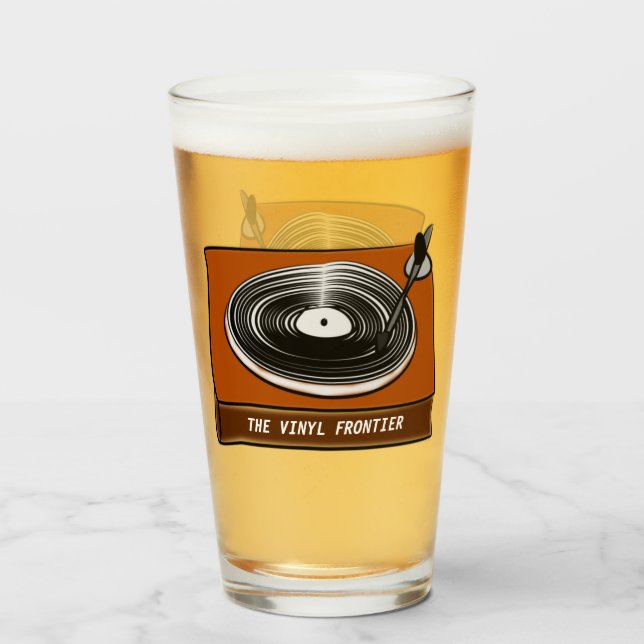 The Vinyl Frontier Glass (Back Filled)