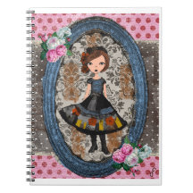 The Violet Paper Doll: A Tale of Plum & Petals