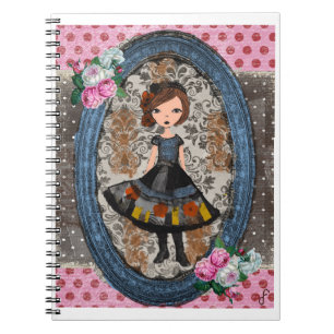 The Violet Paper Doll: A Tale of Plum & Petals Notebook