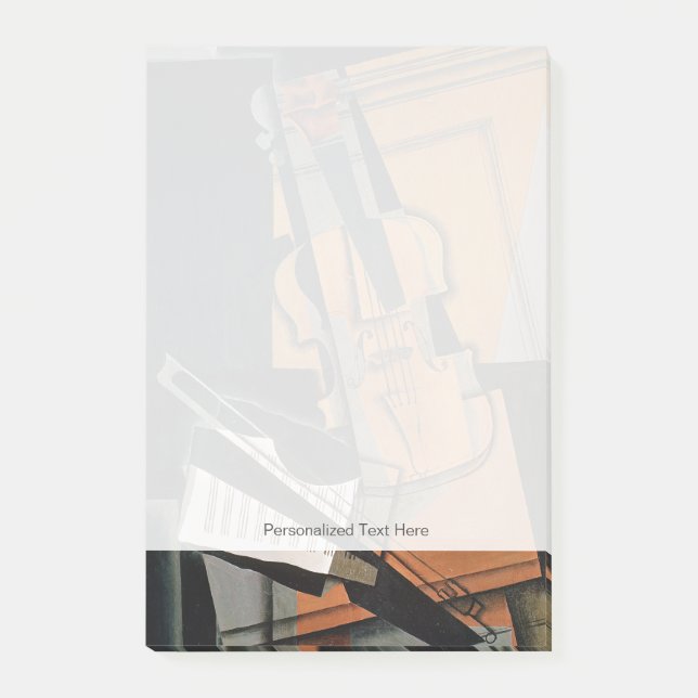 The Violin, 1916 Post-it Notes (Front)