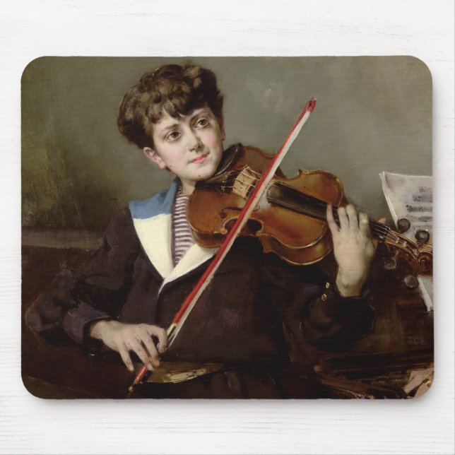 The Violinist Mouse Pad (Front)