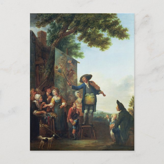 The Violinist Postcard (Front)