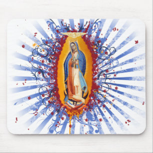 The Virgen de guadalupe! Look closer... Mouse Pad