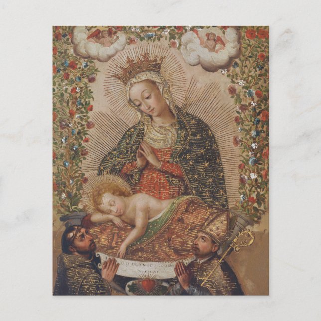The Virgin Adoring the Christ Child Christmas (Front)