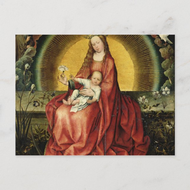 The Virgin and Child 2 Postcard (Front)