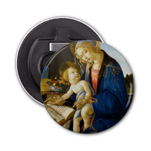 The Virgin and Child by Sandro Botticelli Bottle Opener