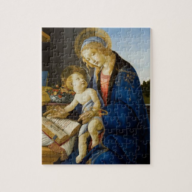 The Virgin and Child by Sandro Botticelli Jigsaw Puzzle (Vertical)