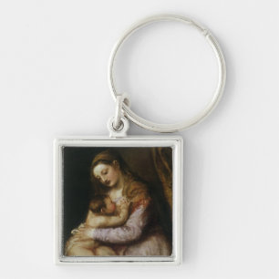 The Virgin and Child, c.1570-76 Keychain