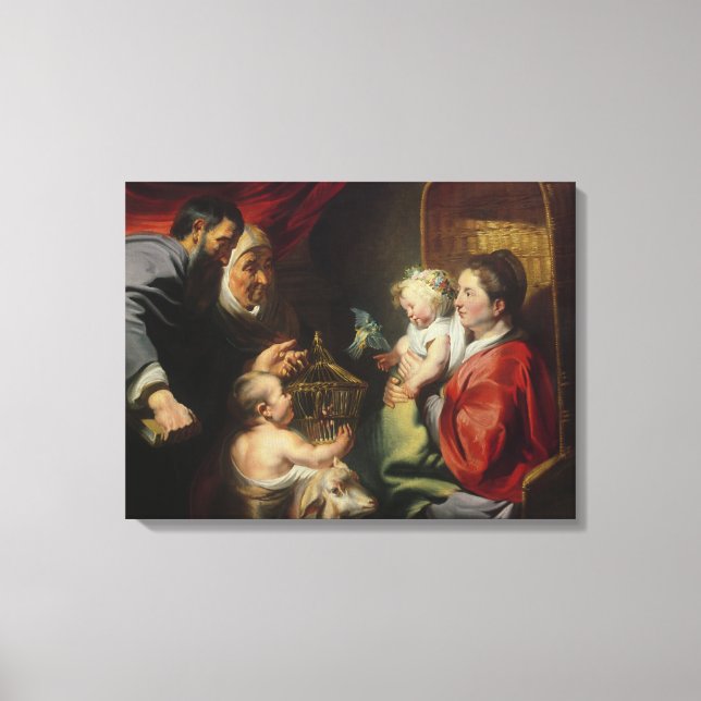 The Virgin and Child Canvas Print (Front)