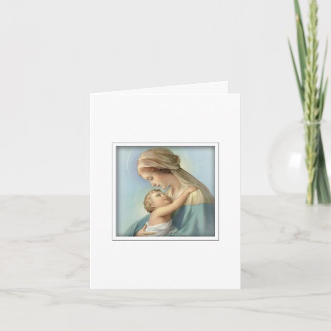 The Virgin and Child Card (Front)