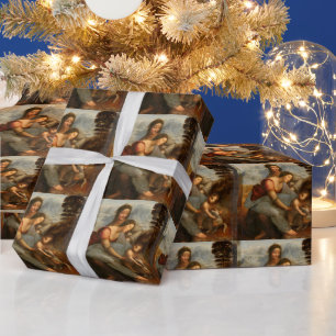The Virgin and Child Saint Anne Leonardo da Vinci Wrapping Paper