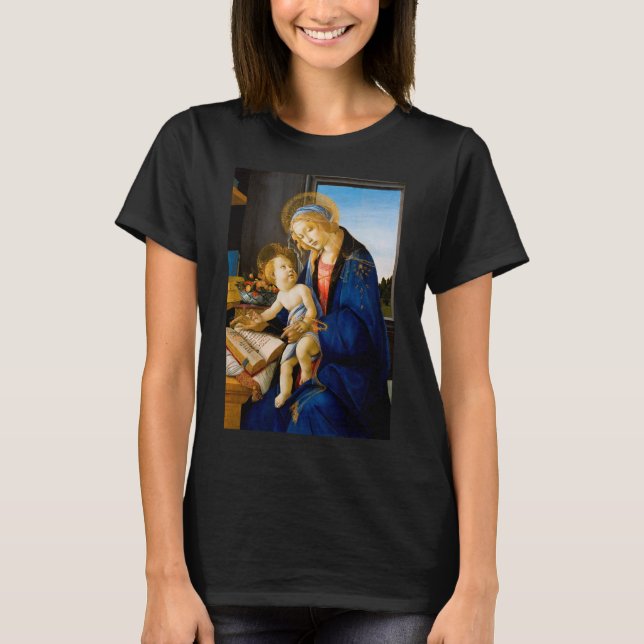 The Virgin and Child, Sandro Botticelli T-Shirt (Front)