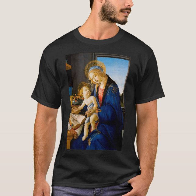 The Virgin and Child, Sandro Botticelli T-Shirt (Front)