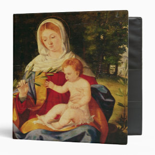 The Virgin and Child with a shoot of Olive Binder
