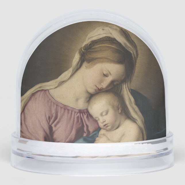 The Virgin and Infant by Giovanni Battista Salvi  (Avant)
