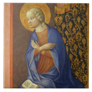 The Virgin Annunciate, c. 1430 (tempera on panel) Tile