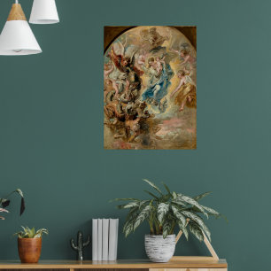 The Virgin as Woman of the Apocalypse Rubens Poster