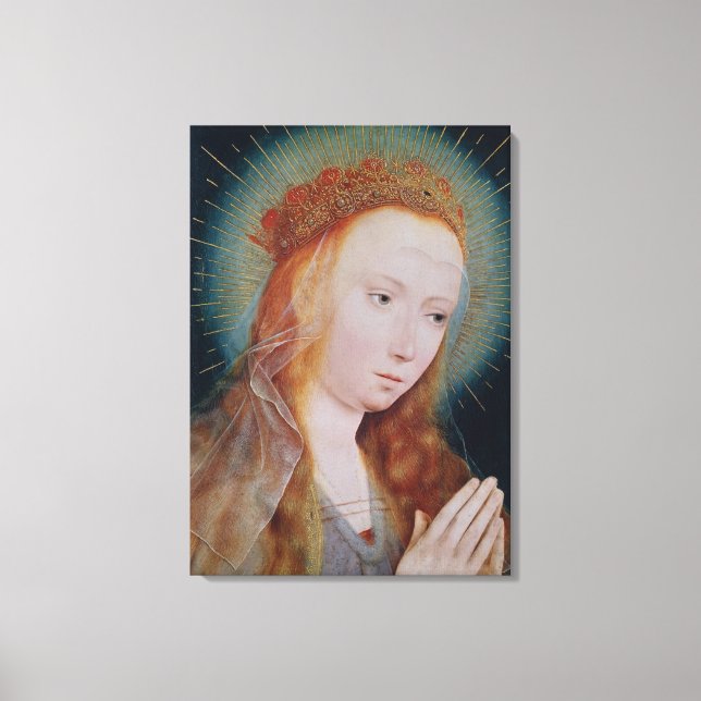 The Virgin at Prayer Canvas Print (Front)